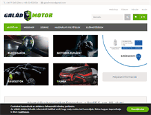Tablet Screenshot of galadmotor.hu